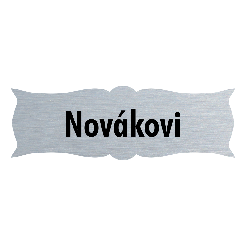 Jmenovka na dveře, typ 7