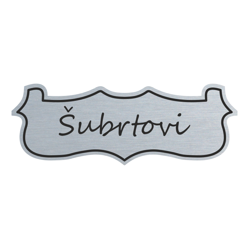Jmenovka na dveře, typ 2