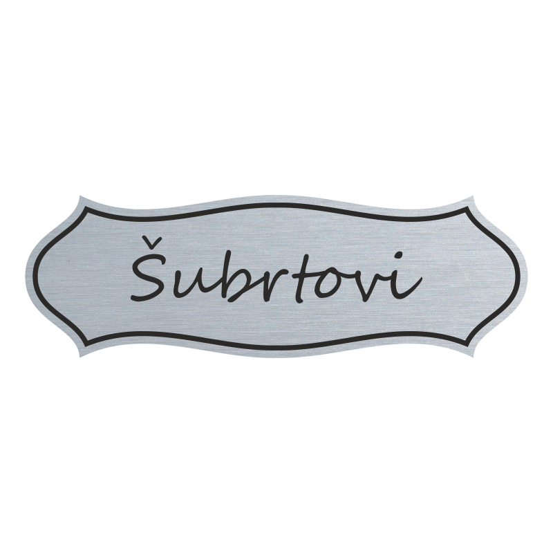 Jmenovka na dveře, typ 5
