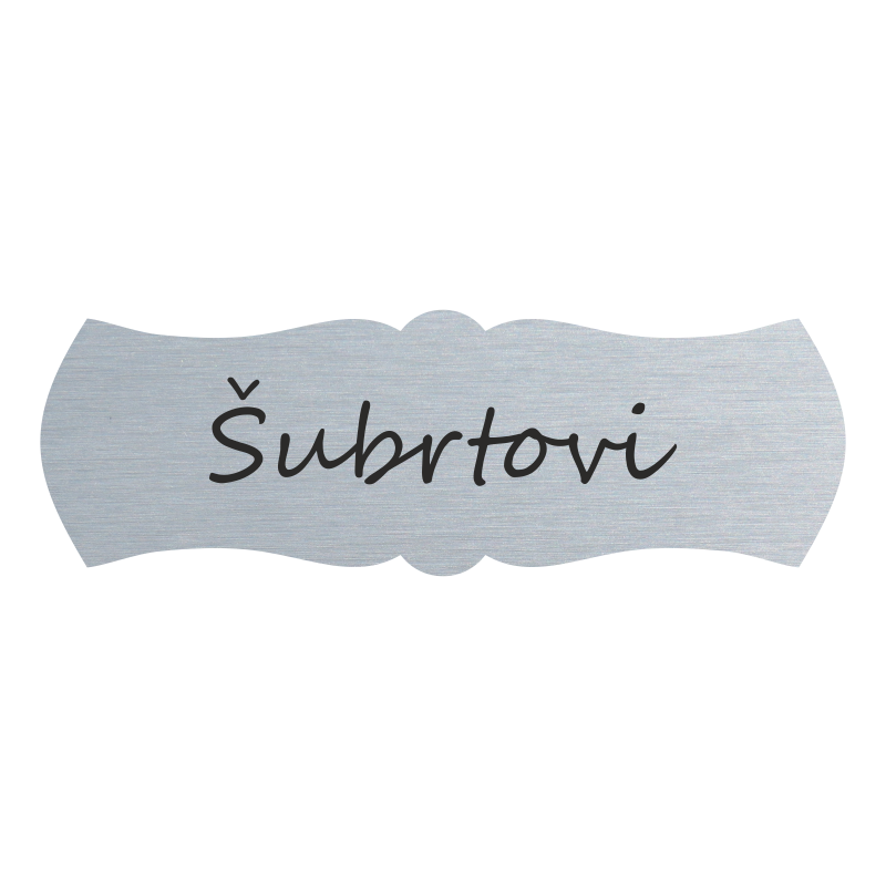 Jmenovka na dveře, typ 8