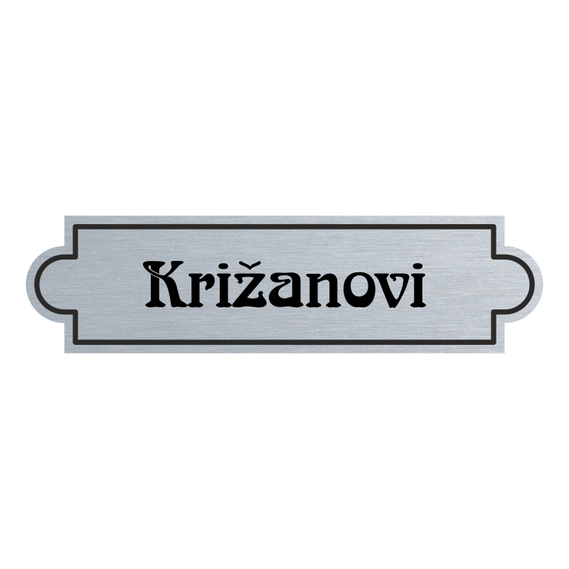 Jmenovka na dveře, typ 6