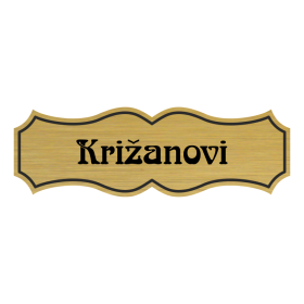 Jmenovka na dveře, typ 4