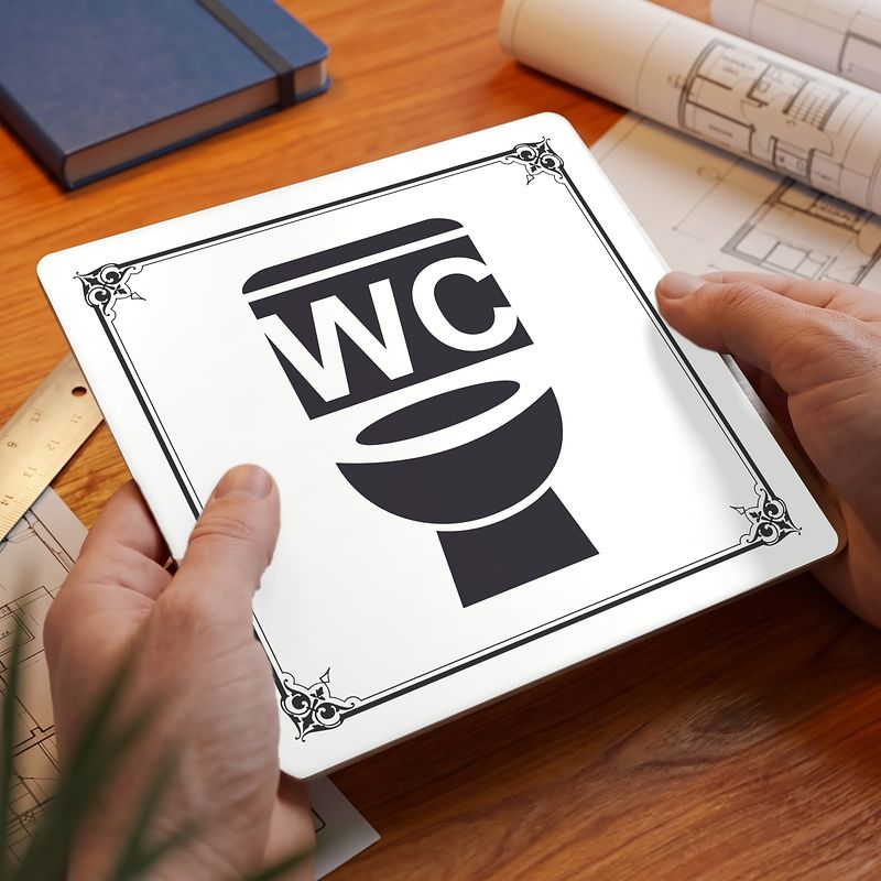 WC, 100x100mm, bílá, Nebraska