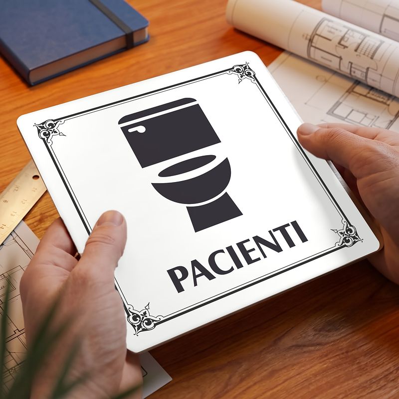 WC pacienti, 118x118mm, bílá, Nebraska