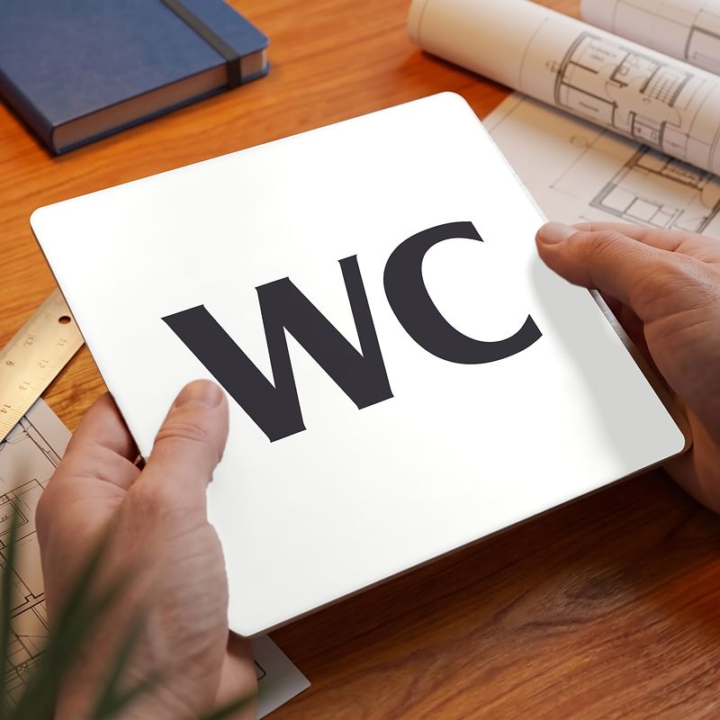 WC, 100x100mm, bílá, Nevada