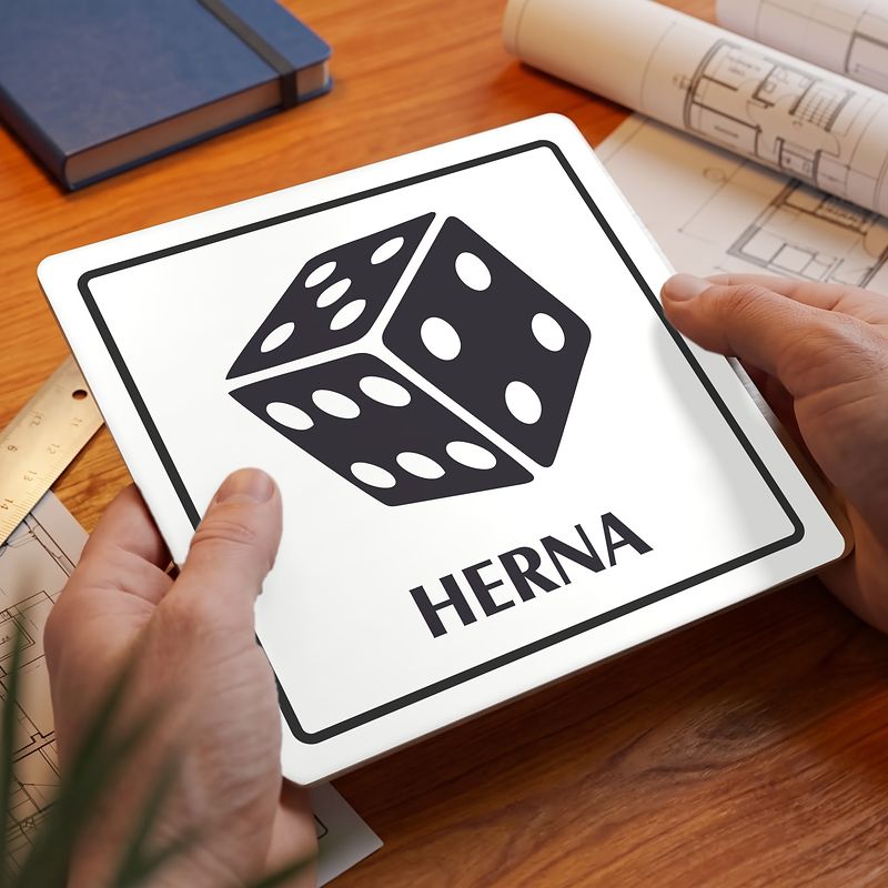 Herna, 100x100mm, bílá, Arizona