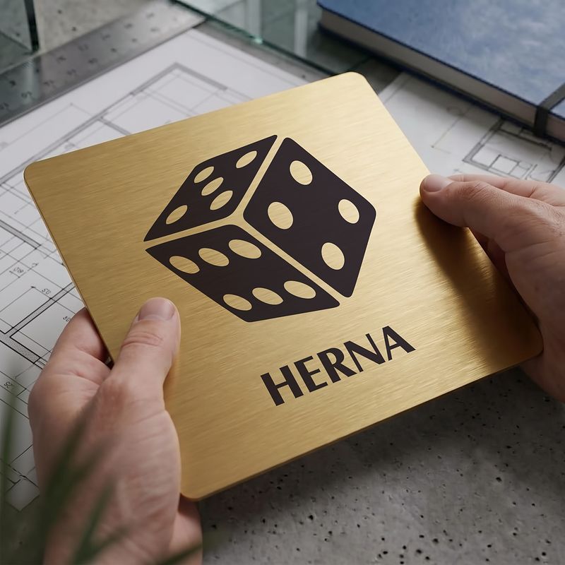 Herna, 118x118mm, zlatá, Nevada