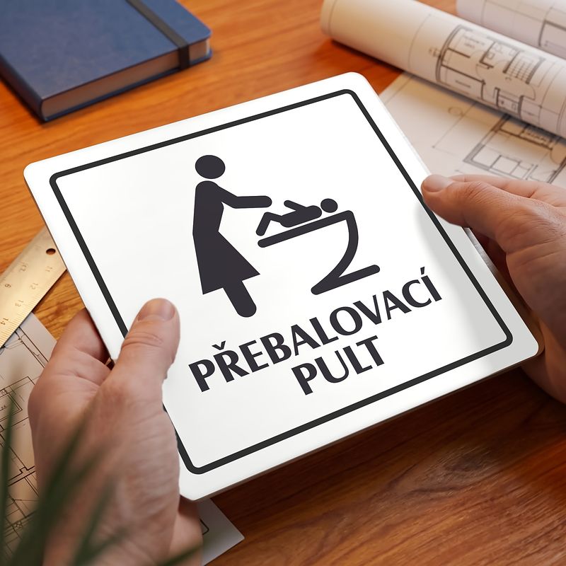 Přebalovací pult, 118x118mm, bílá, Arizona