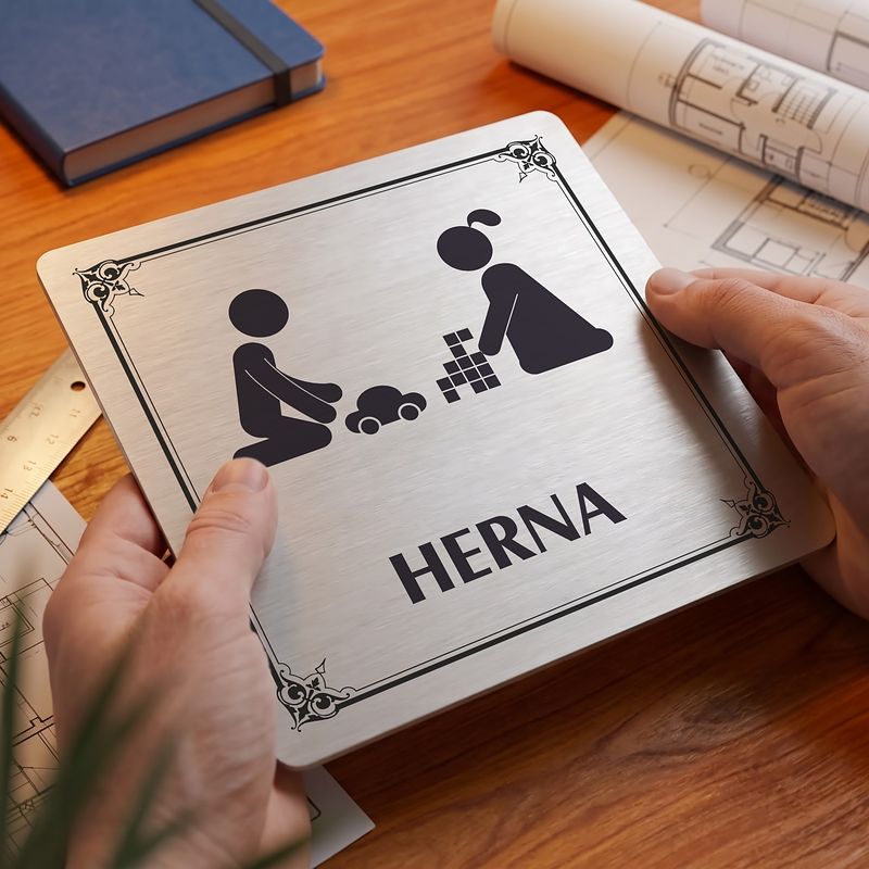 Herna, 100x100mm, stříbrná, Nebraska