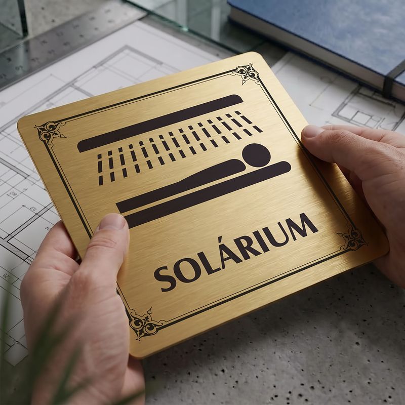 Solárium, 80x80mm, zlatá, Nebraska