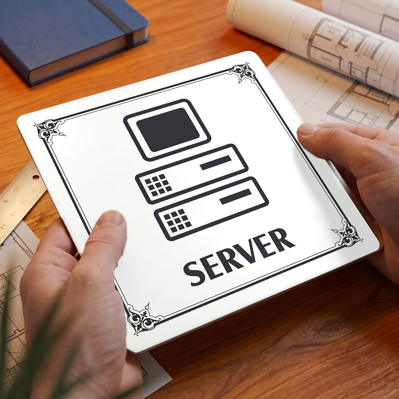 Server, 100x100mm, bílá, Nebraska