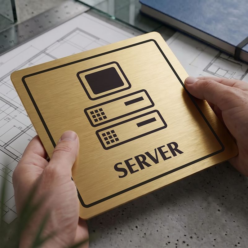 Server, 118x118mm, zlatá, Arizona