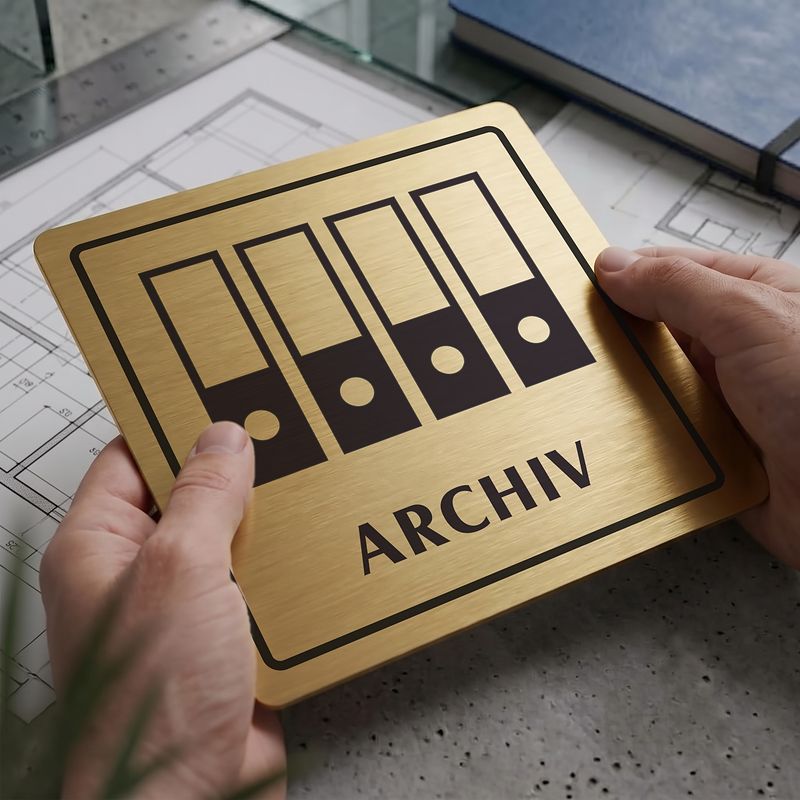 Archiv, 118x118mm, zlatá, Arizona