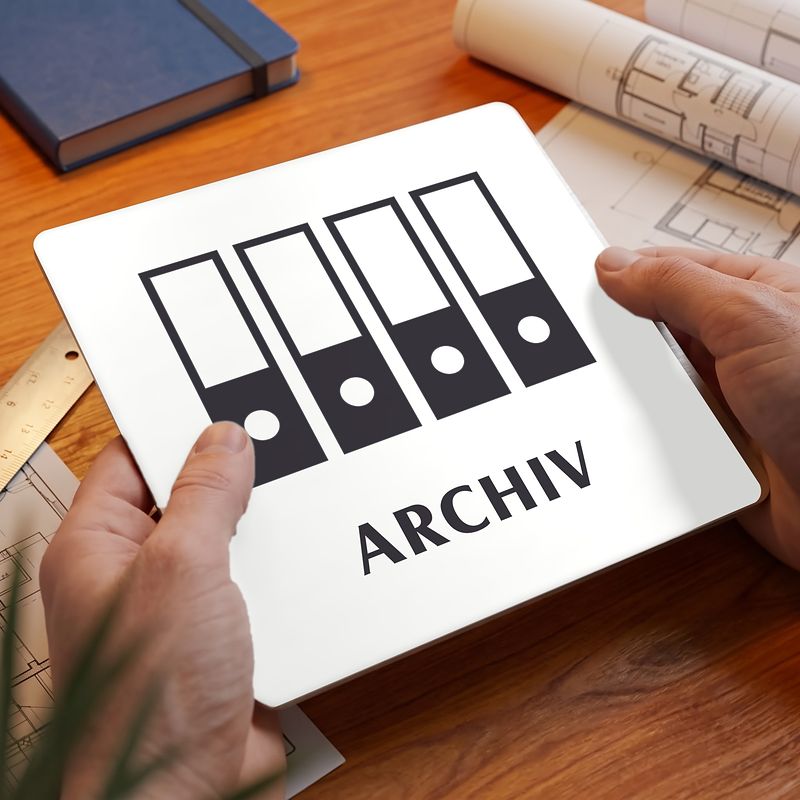 Archiv, 118x118mm, bílá, Nevada