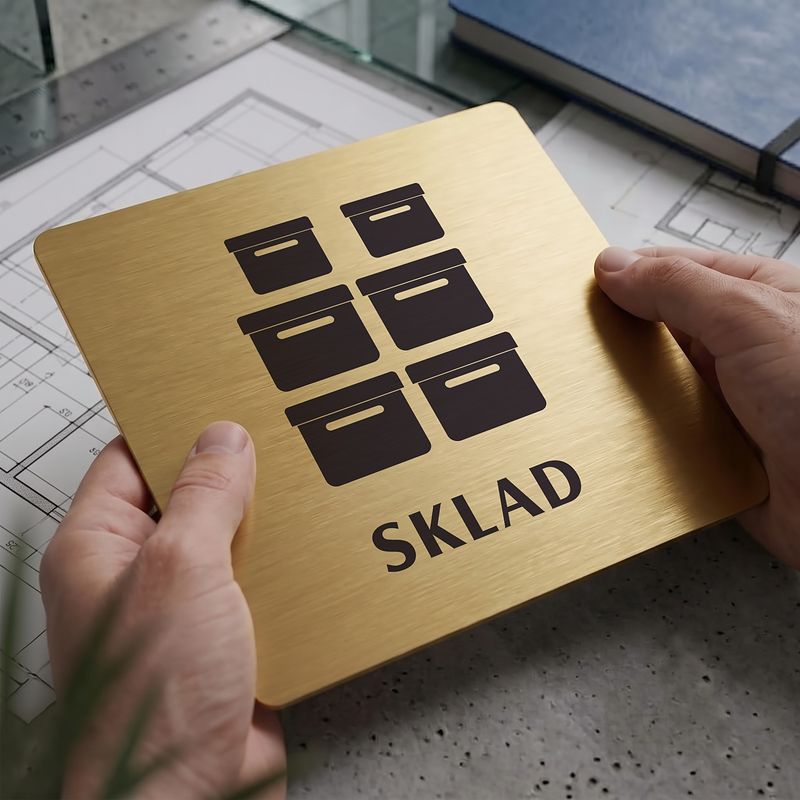 Sklad, 118x118mm, zlatá, Nevada