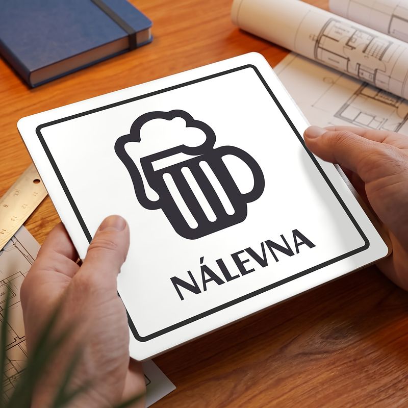Nálevna, 148x148mm, bílá, Arizona