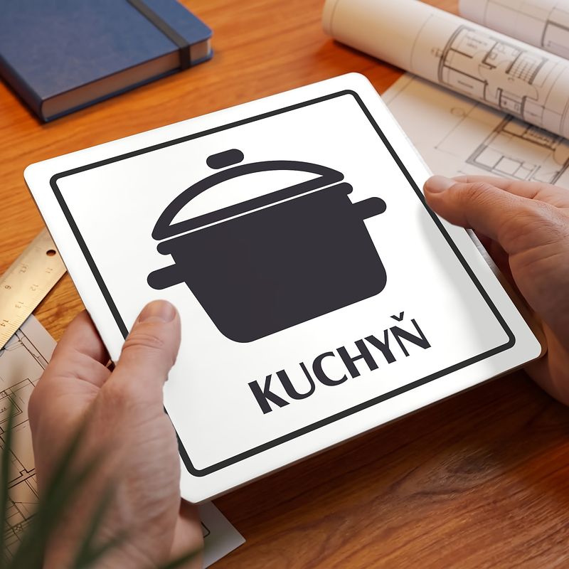 Kuchyň, 118x118mm, bílá, Arizona
