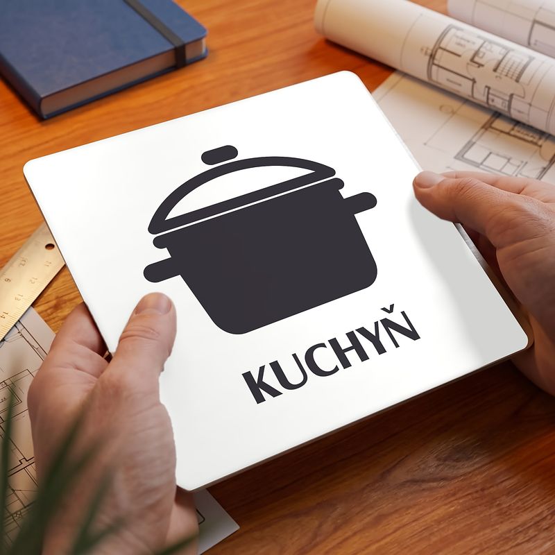 Kuchyň, 148x148mm, bílá, Nevada