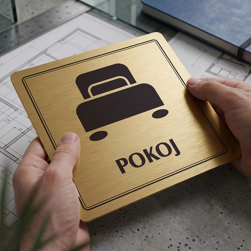 Pokoj, 80x80mm, zlatá, Utah