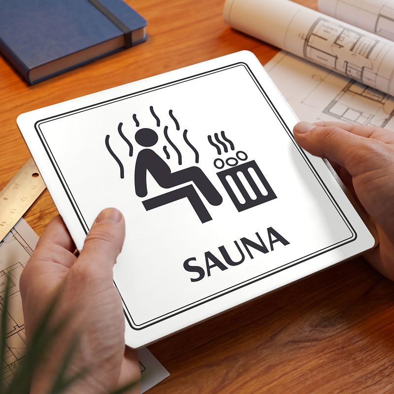 Sauna, 100x100mm, bílá, Utah