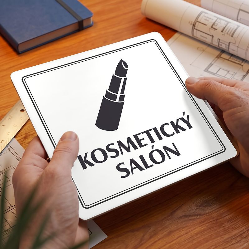 Kosmetický salón, 100x100mm, bílá, Utah