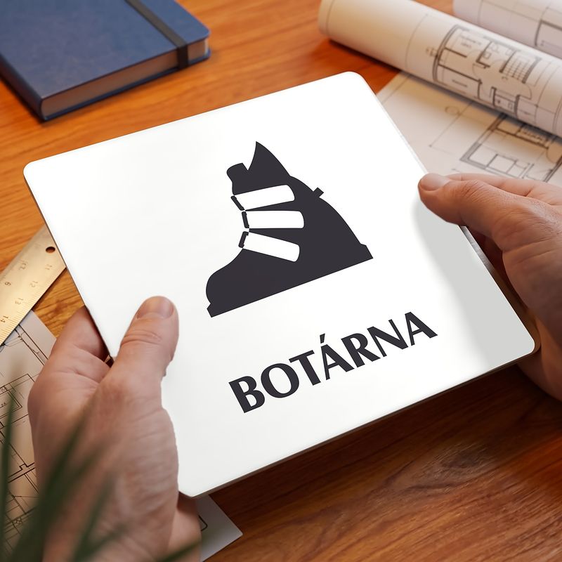 Botárna, 148x148mm, bílá, Nevada