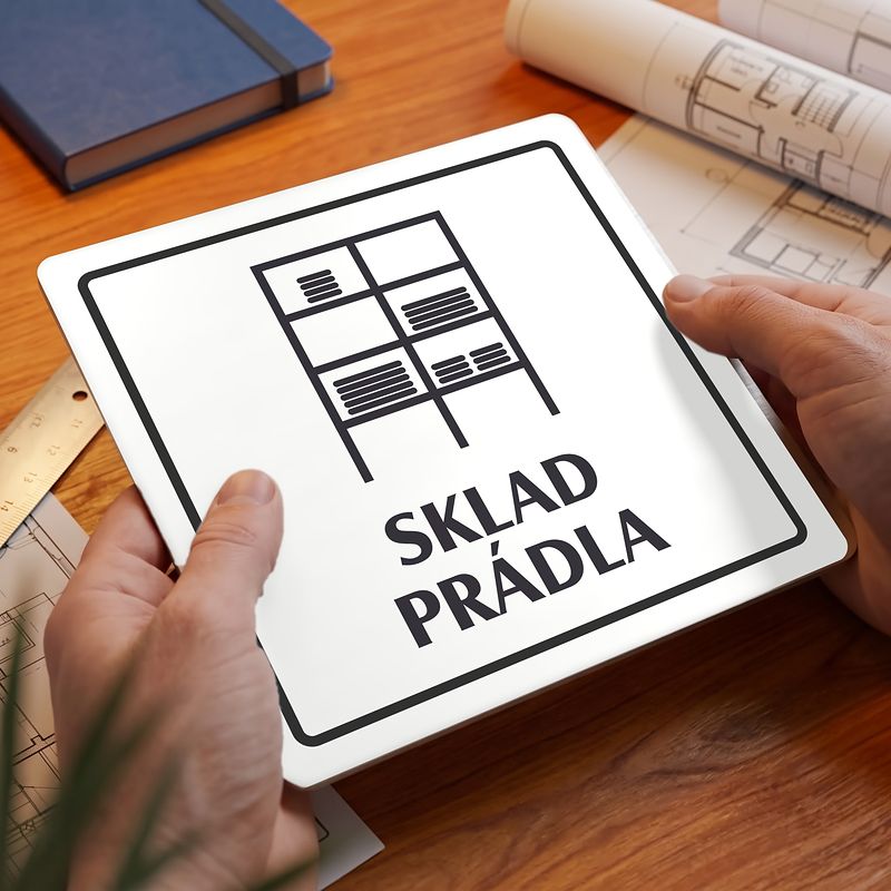 Sklad prádla, 148x148mm, bílá, Arizona