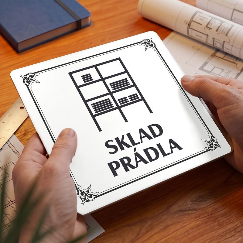 Sklad prádla, 118x118mm, bílá, Nebraska