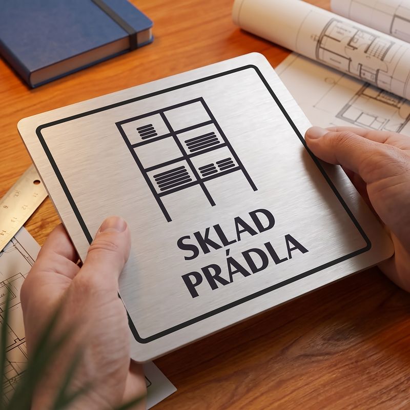 Sklad prádla, 118x118mm, stříbrná, Arizona