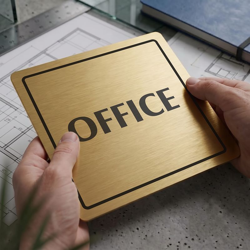 Office, 148x148mm, zlatá, Arizona
