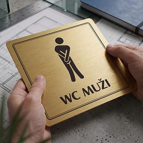 Piktogram WC muži