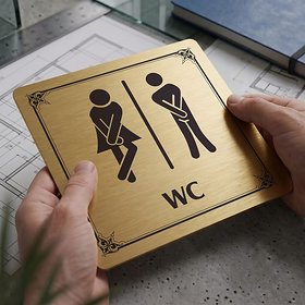 Piktogram WC společné