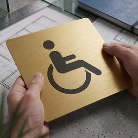 Piktogram WC invalidé