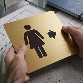 Piktogram WC ženy vpravo
