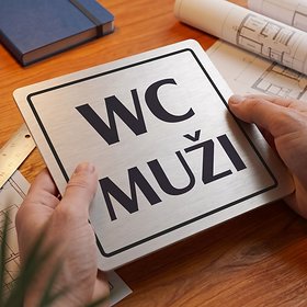Piktogram WC muži