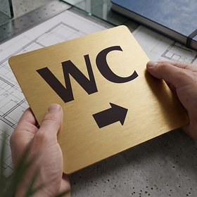 Piktogram WC vpravo