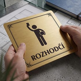 Piktogram Rozhodčí s textem