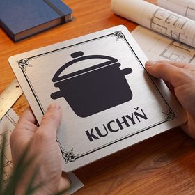 Kuchyň, 100x100mm, stříbrná, Nebraska