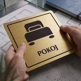 Piktogram Pokoj s textem