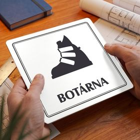 Botárna, 100x100mm, bílá, Utah