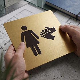 Piktogram WC ženy – bez nápisu