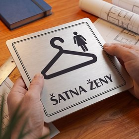 Piktogram Šatna ženy