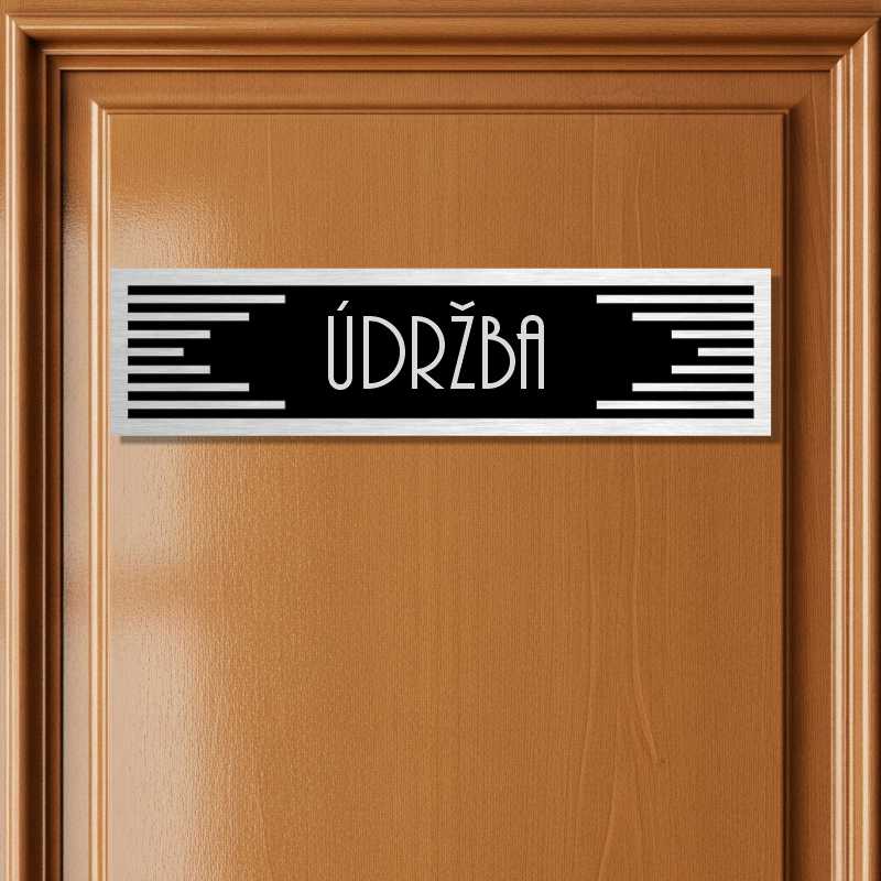 Cedulka na dveře - Údržba