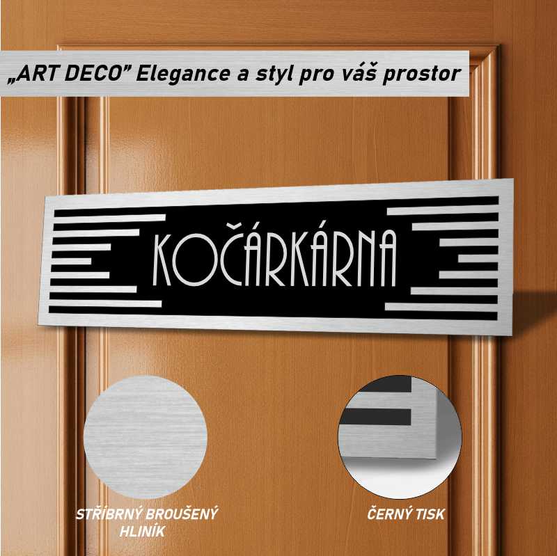 Cedulka na dveře - Kočárkárna