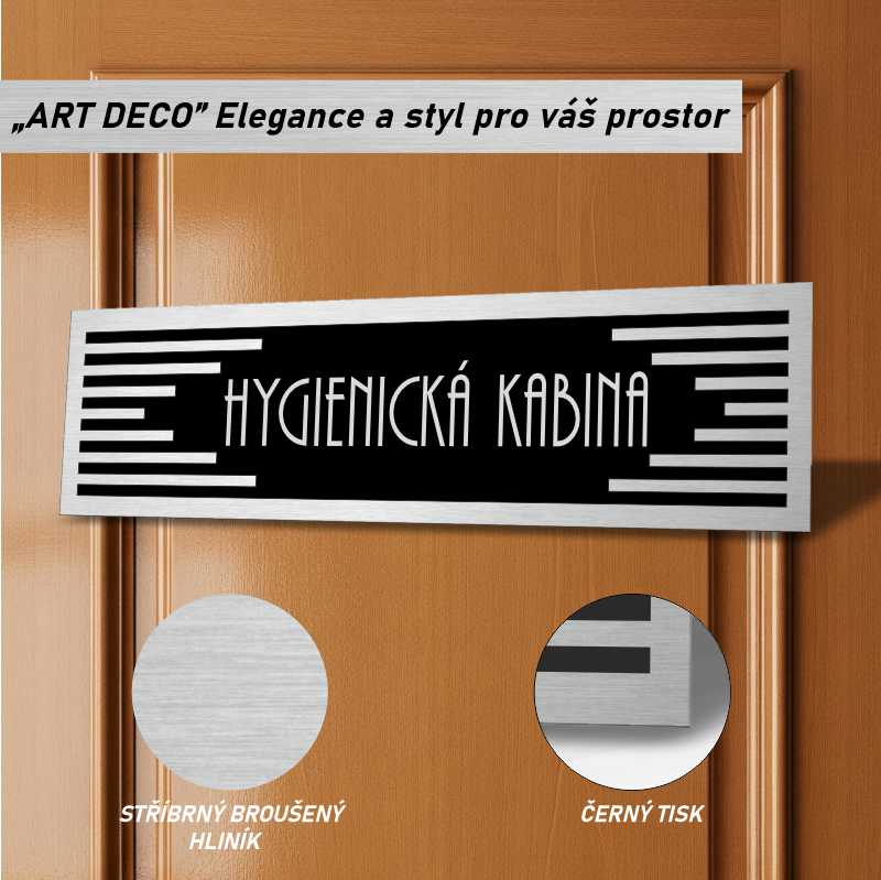 Cedulka na dveře - Hygienická kabina
