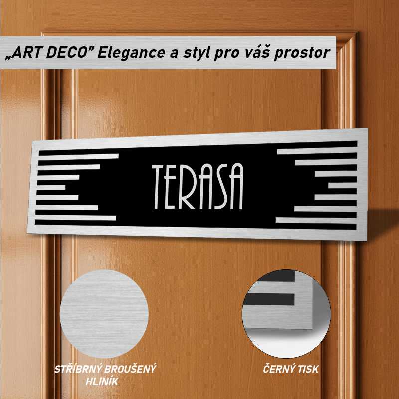 Cedulka na dveře - Terasa