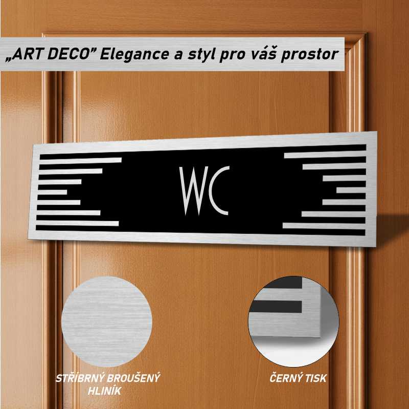 Cedulka na dveře - WC