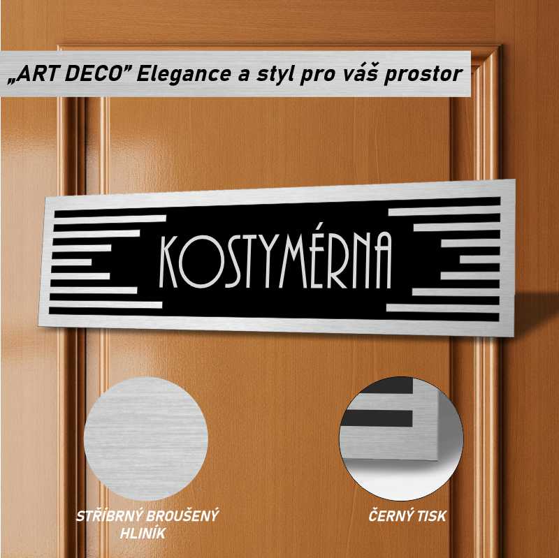 Cedulka na dveře - Kostymérna