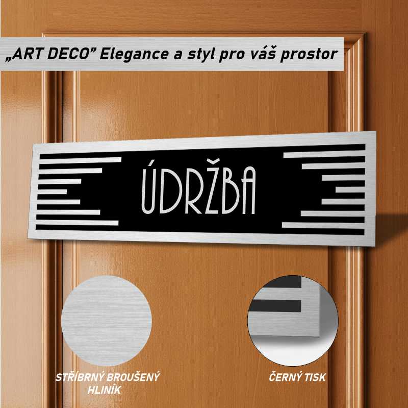 Cedulka na dveře - Údržba