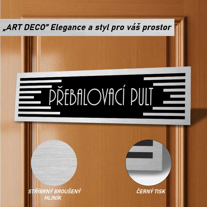 Cedulka na dveře - Přebalovací pult